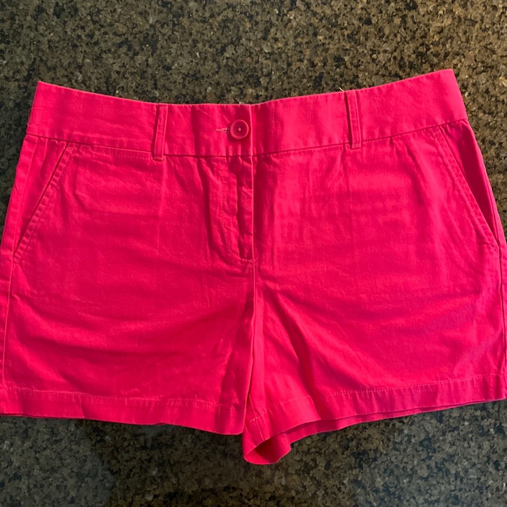 Hot pink short shorts by Loft